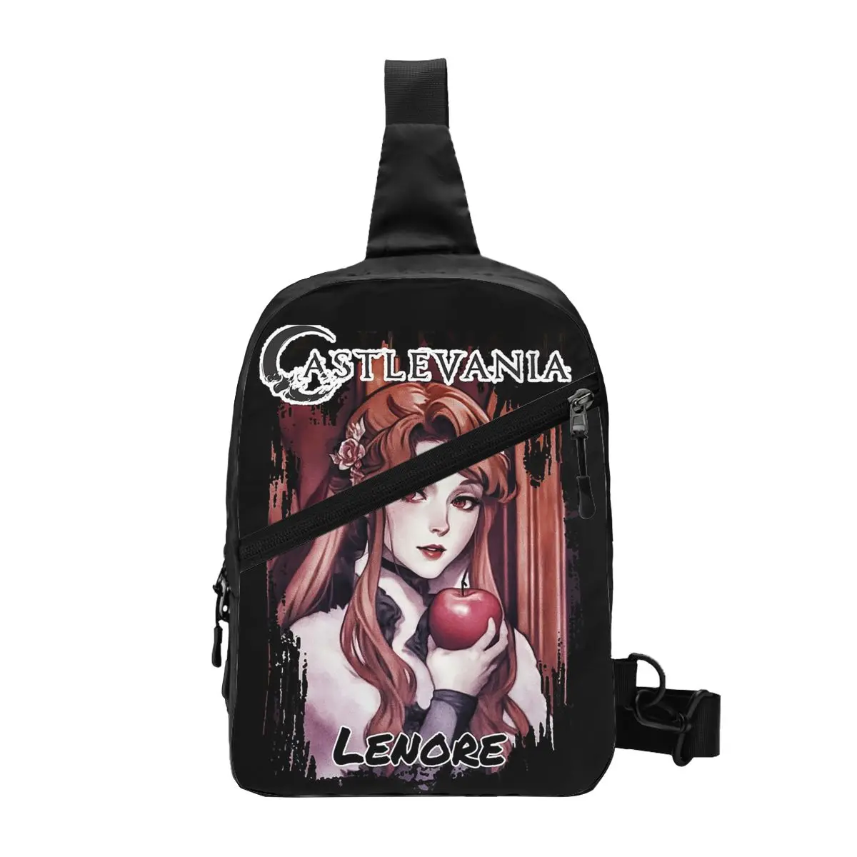 Castlevania - Lenore Chest Bag Men Sling Crossbody Backpack Chest Bag Traveling Hiking Daypack Shoulder Bag