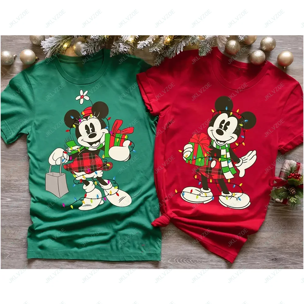 New Hot Sale New Year Valentine's Day Gift Disney Mickey Mouse T-shirt For Women Fashion Cute Casual Short Sleeves T-shirts