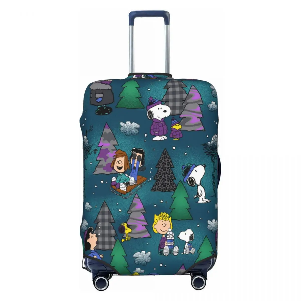 

Cartoon Snoopy Beagle Dog Suitcase Cover Washable Travel Luggage Covers for 18-32 inch