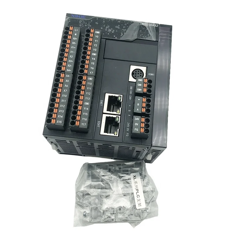 XINJE XLH 30A32 XLH سلسلة 32 محور EtherCAT حافلة تحكم 1 جيجا هرتز التردد الرئيسي 4 ميجابايت سعة البرنامج PLC PAC مخصصة