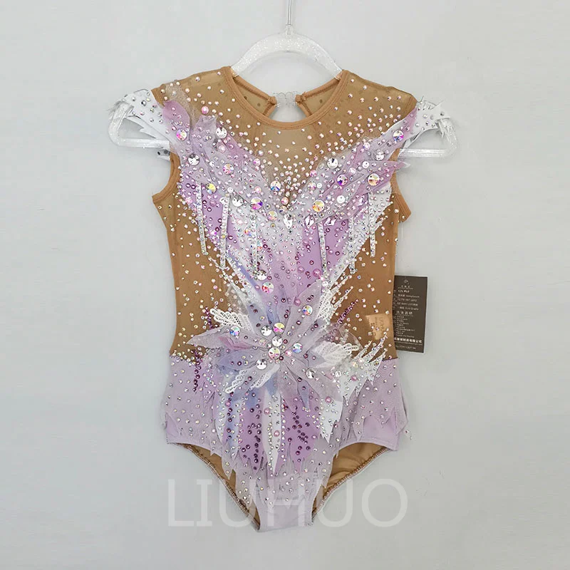 

LIUHUO Rhythmic Gymnastics Leotard Competitive Gymnastics Performance Clothing Beautiful Leotard