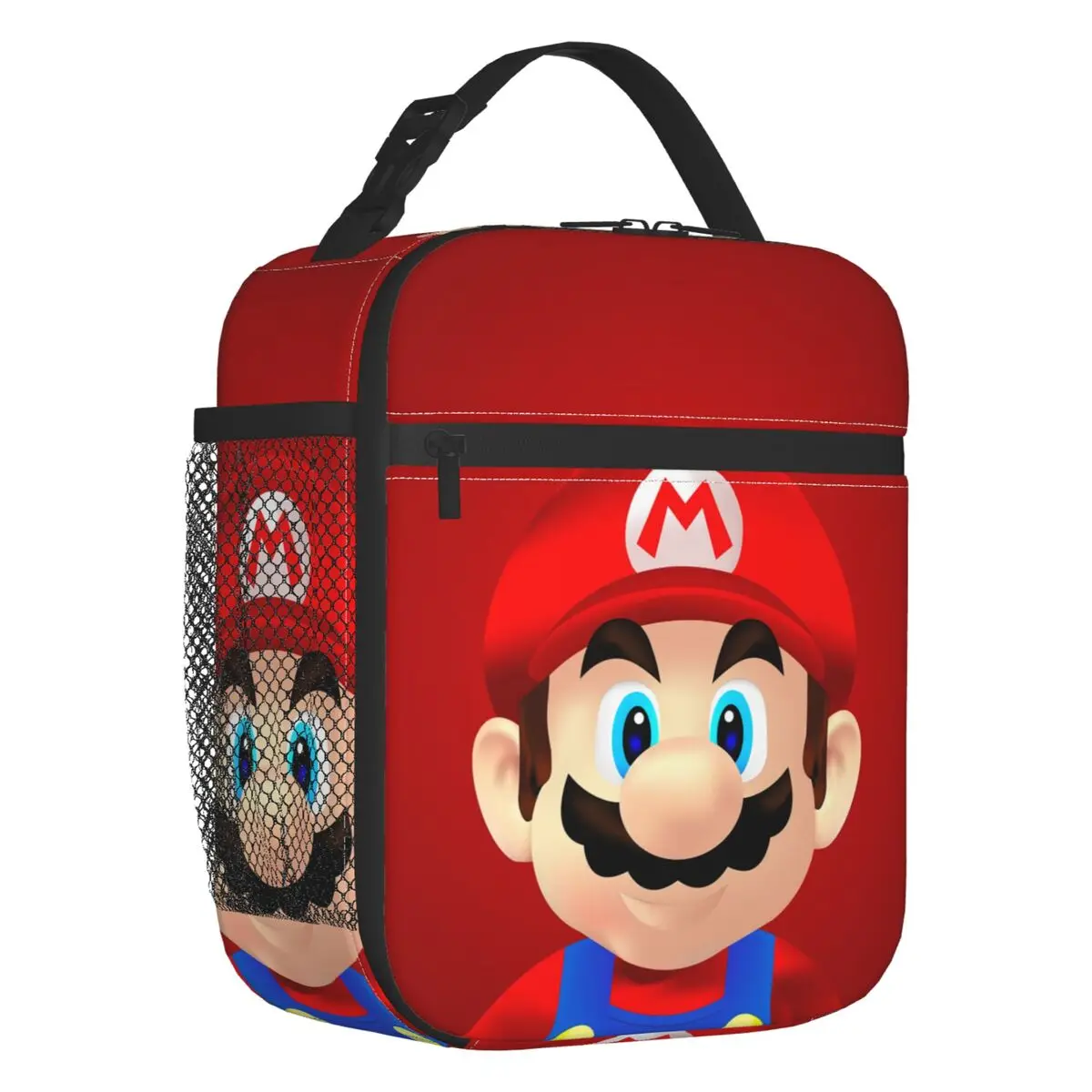 Bolsa Térmica Personalizada M-Marioes para Homens, Lancheira Isolada para Viagem, Camping e Piquenique, Caixa Térmica Portátil para Alimentos