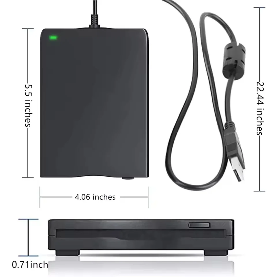 外部USBフロッピーディスクドライブ、3.5インチ1.44MB FDD、フロッピー