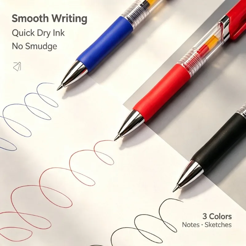33 piece high-end classic neutral pen,retractable with replacement core,school exam/office signature,back to school season