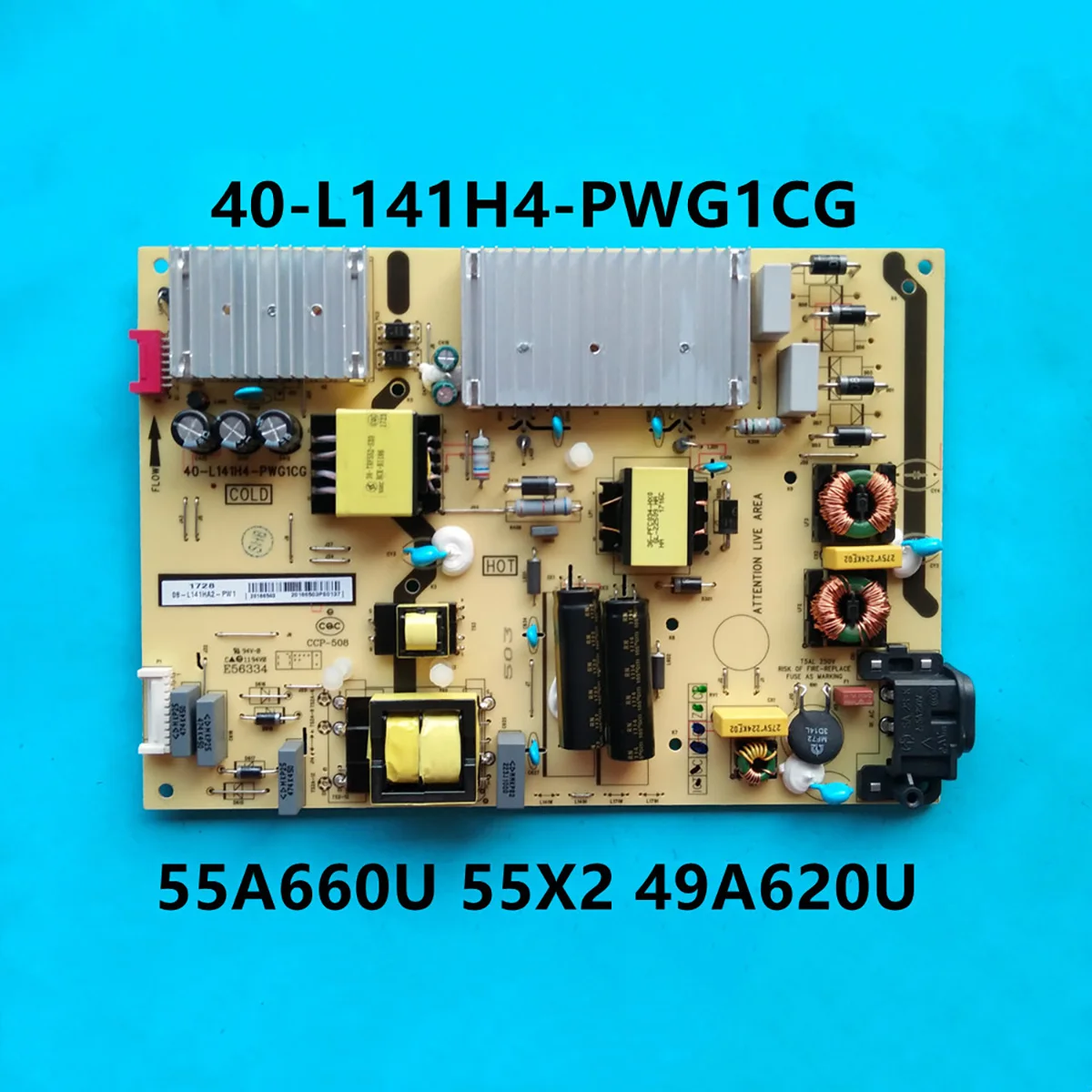 100% test working for TCL L55E5800A-UD  D55A810  L55P2-UD power board 40-L141H4-PWG1CG 08-L141HA2-PW220AA