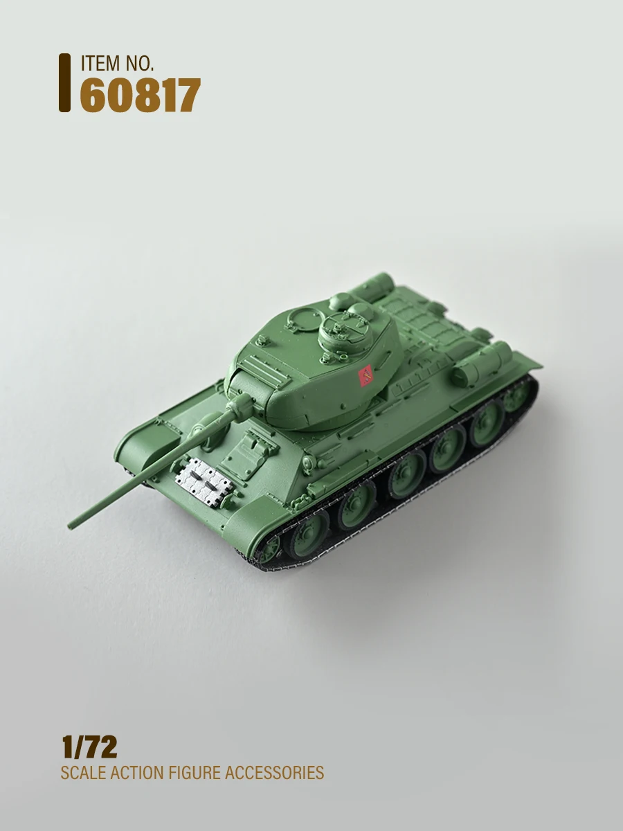 Skala 1/72 tank T-34 /85 gadis dan model PANZER koleksi naga khusus senjata militer tampilan dalam stok