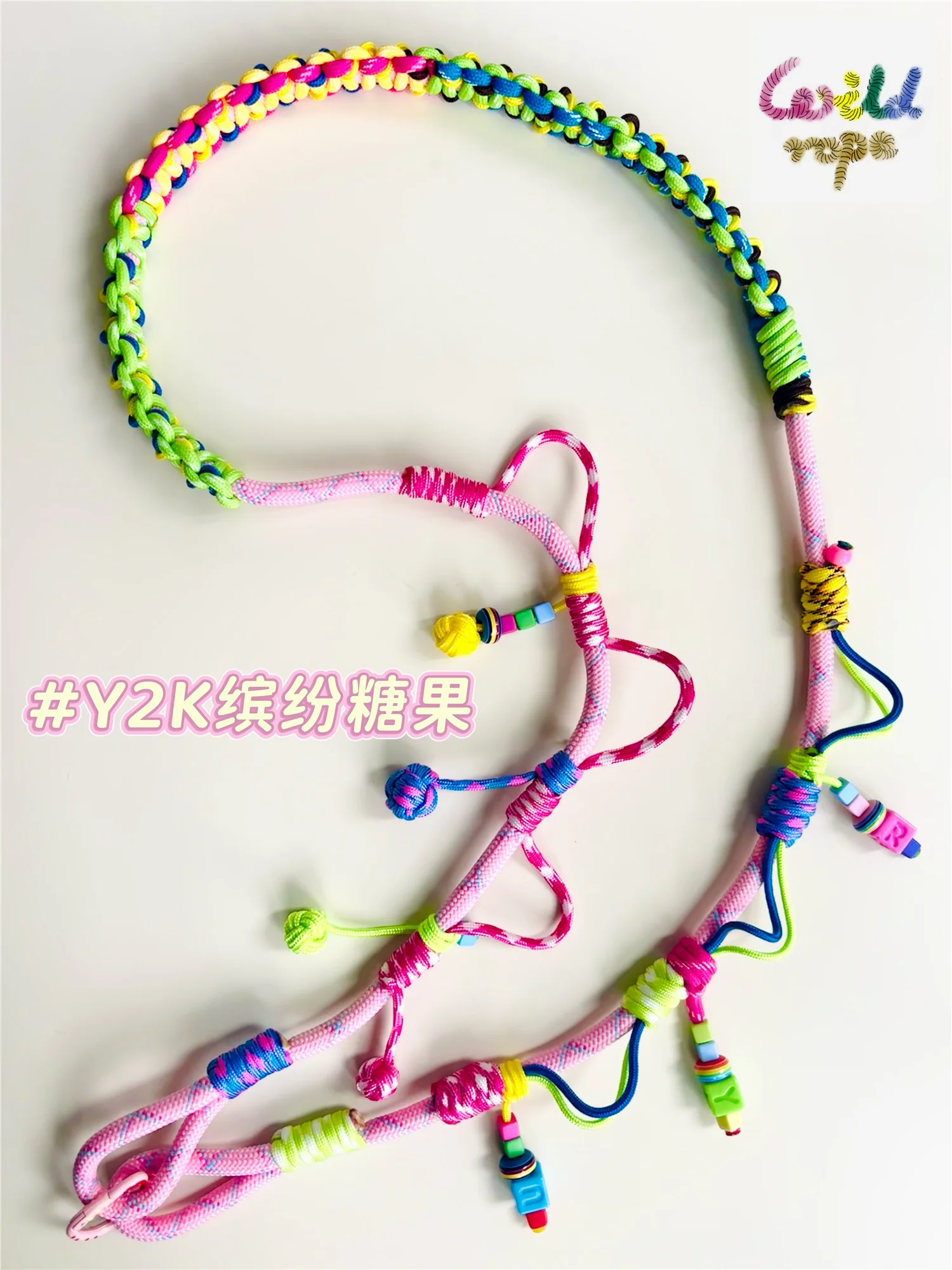Multicolor Hand-woven Functional Replacement Bag Strap Adjustable Anti-lost Camera Phone Lanyard Shoulder Strap Accessories