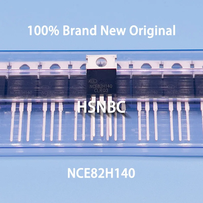 Transistor de Potência N-Channel Original, 100% Novo, NCE82H140, 82H140 TO-220, 140A, 82V, 10 peças por lote