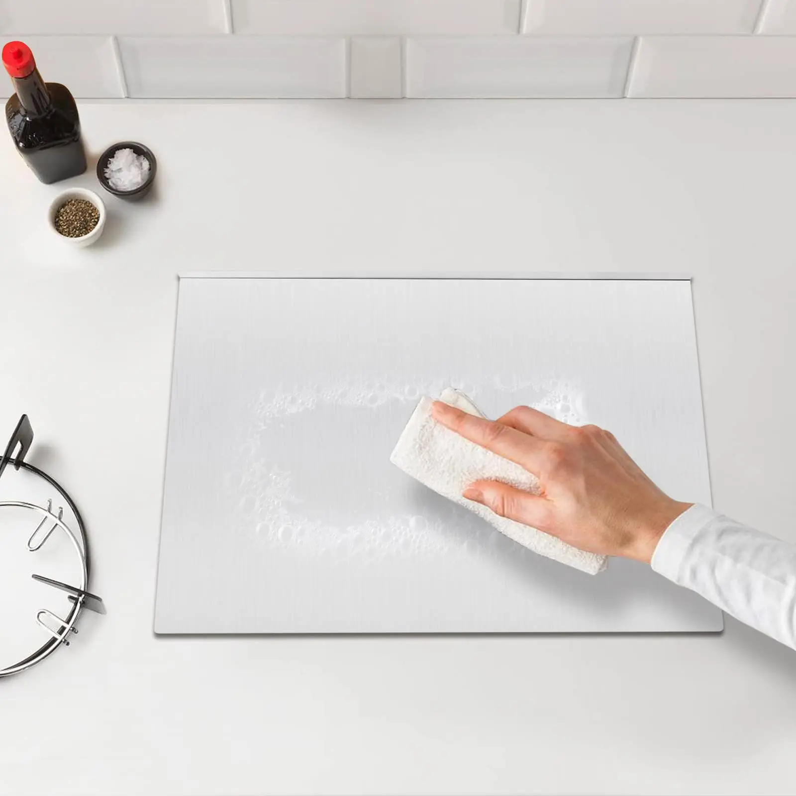 

Extra Large Stainless Steel Chopping Boards, Cooking Board, Kitchen Heavy Chopping Board for Meat and Vegetables (70 * 50)