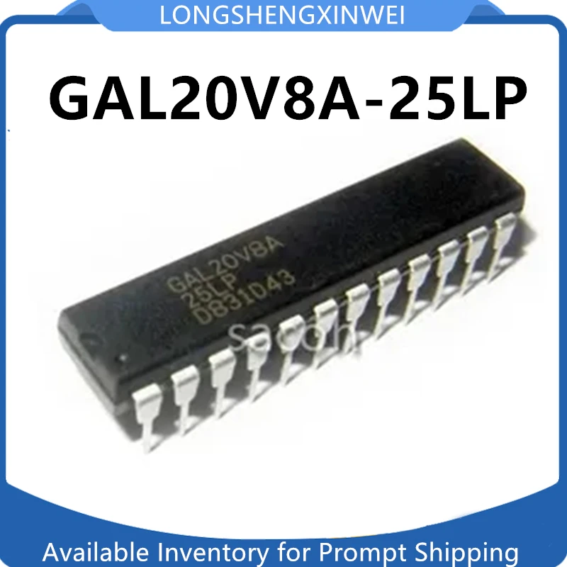 1PCS GAL20V8A-25LP GAL20V8A Programmable Logic Device Brand New