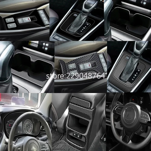 Imagen 1 del producto Para Suzuki Fronx WDB3S WEB3S 2025 2026 ABS cubierta trasera de aire acondicionado embellecedor panel de instrumentos cubierta de cambio de marchas estilo embellecedor