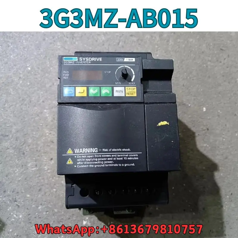 

Used 3G3MZ-AB015 frequency converter 1.5KW test OK Fast Shipping