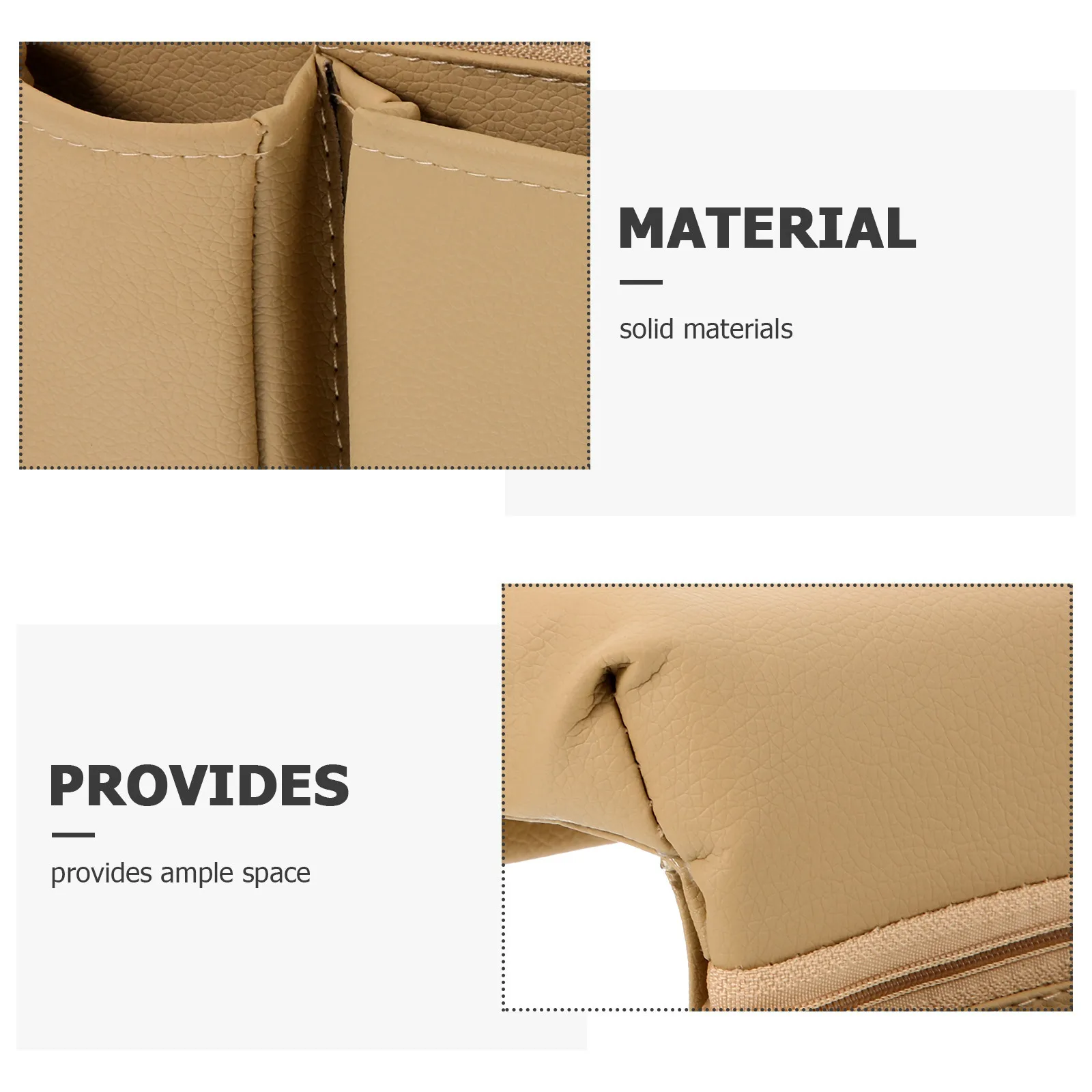 

Universal Car Armrest Organizer Storage Box Elegant Interior Accessory Support Armrest Pads Auto Cushion with Pocket