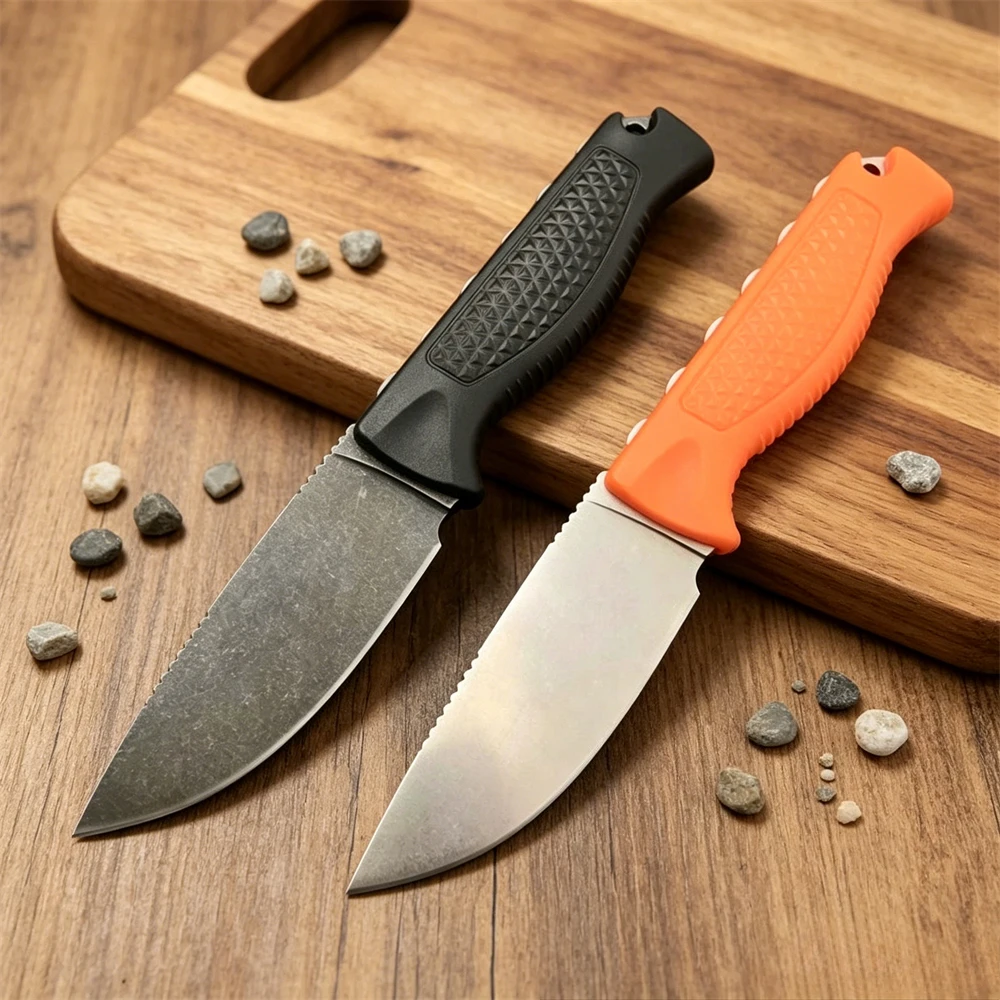 BM 15006 EDC Fixed Blade Survival Knife Premium CPM-S30V Steel, Wearproof Nylon Fiber Handle with Sheath for Outdoor Camping view 5