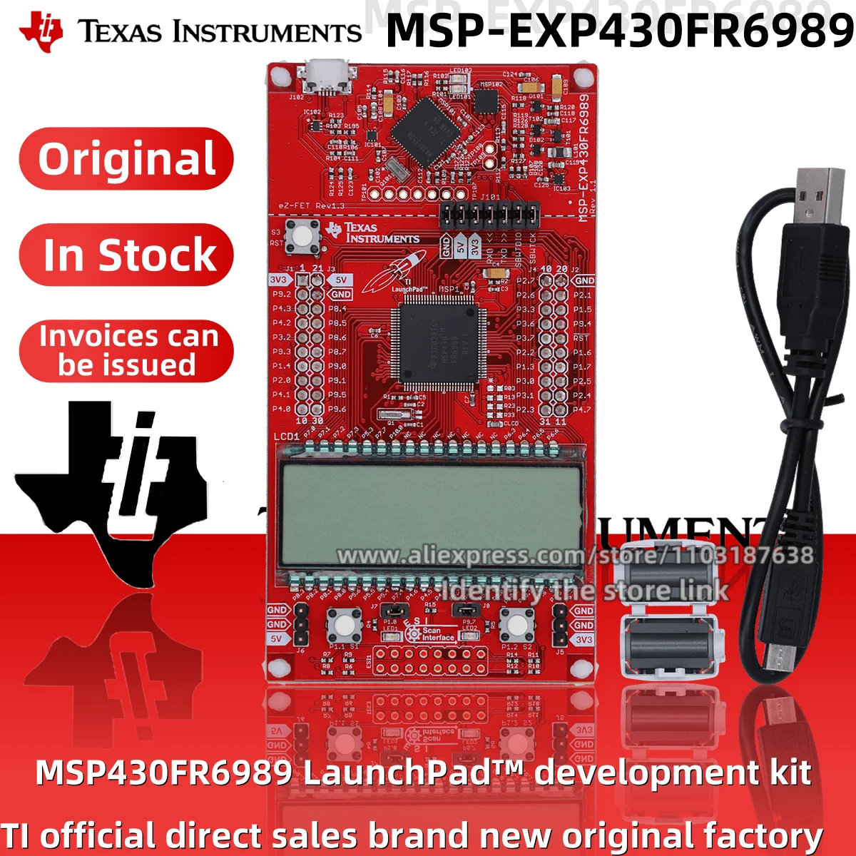 1PCS/LOT MSP-EXP430FR6989 MSP430FR6989 Microcontroller MCU LaunchPad Development Kit Original stock