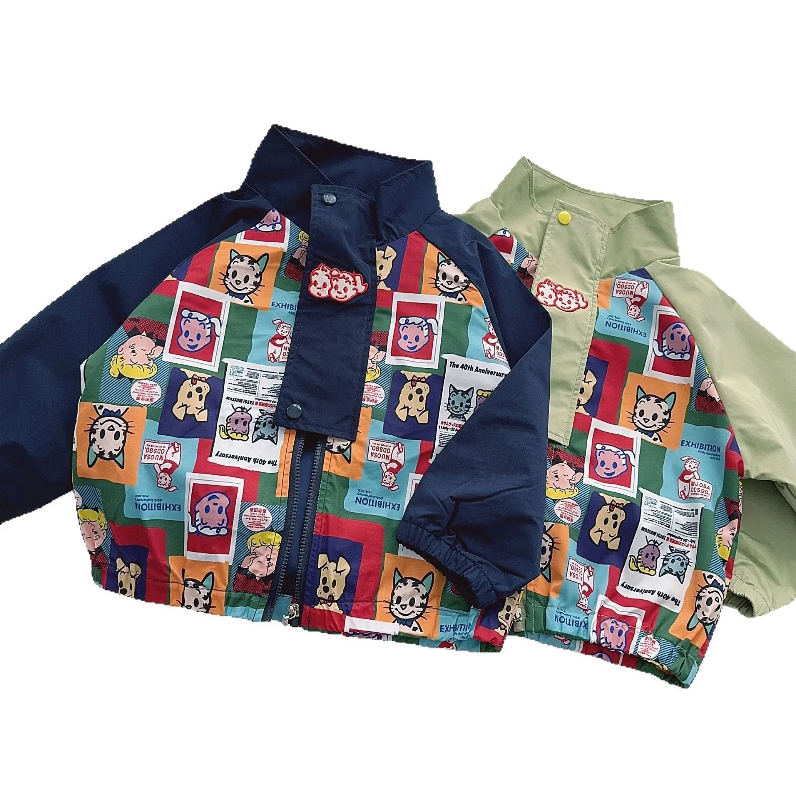 

Japanese Countryside Boys' And Girls' Assault Jackets Children's Jackets Spring Clothing 2025 Spring New Windproof jackets