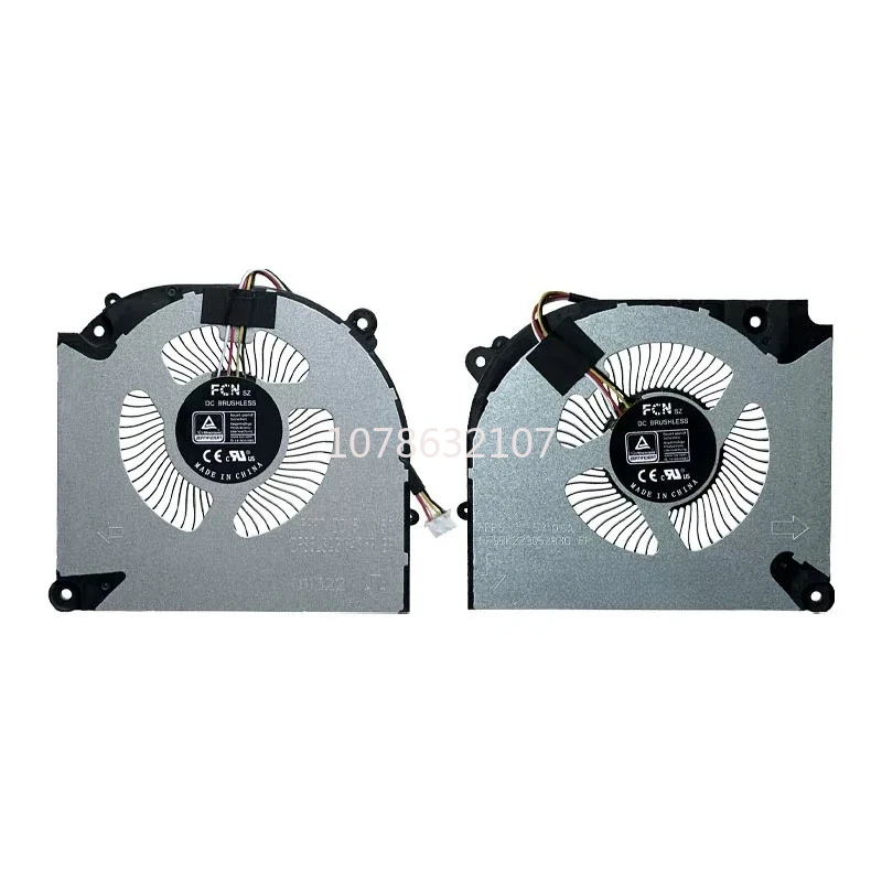 

New Original Laptop Cooling CPU+GPU Fan for Gigabyte G5 KF KE MF G5KF/KE G5GE G5MF 2023 fan FPP6 FPP7