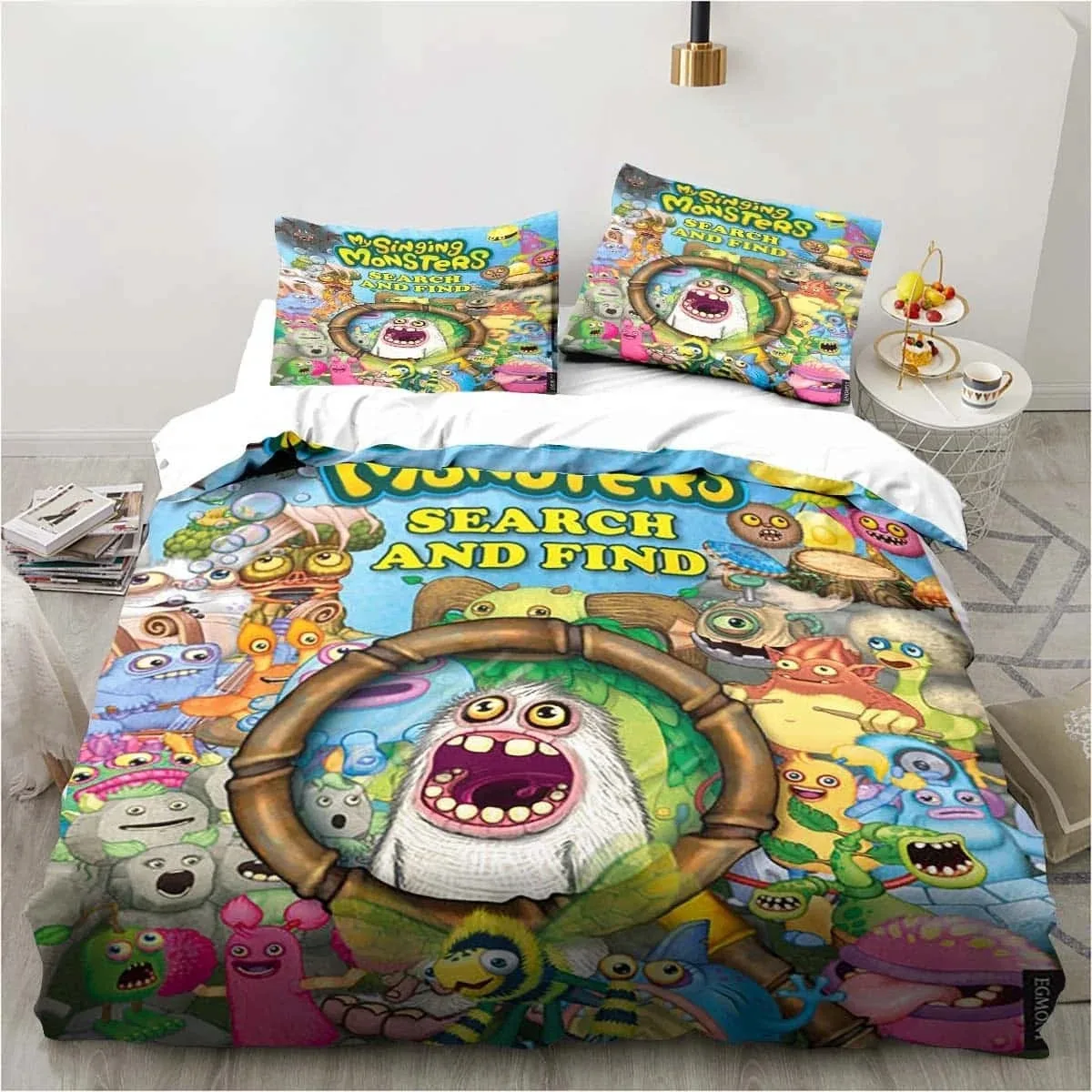 

3D Print My Game Singing Monsters Bedding Sets Comforter Quilt Bed Cover Duvet Cover Pillow Case Sets Kids Adult Size