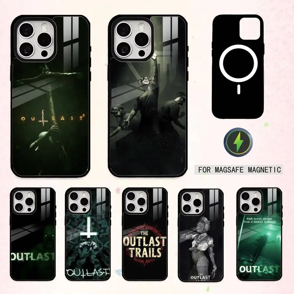 

G-Game The Outlast Trials H-Horror Phone Case For iPhone17,16,15,14,13,12,11 Plus,Pro Max Magnetic For Magsafe Wireless Charging