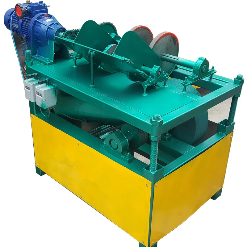 

Automatic stainless steel wire grinding and chamfering machine BBQ stick sharpening machine Iron wire chamfering machine