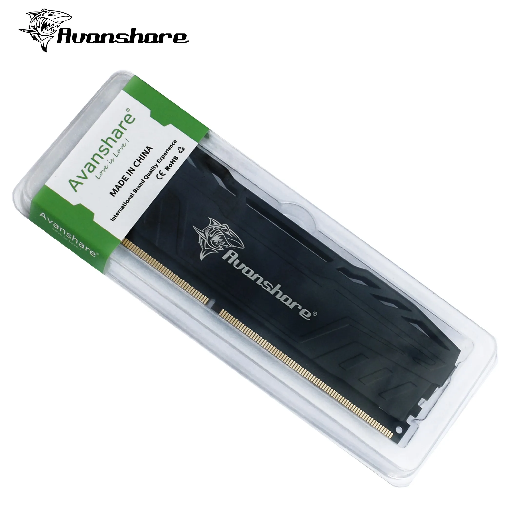 Imagem -06 - Avanshare-memória Ram Ddr4 32gb 16gb 8gb 3200mhz 2666mhz 2400mhz com Dissipador de Calor para Motherboards Intel e Amd