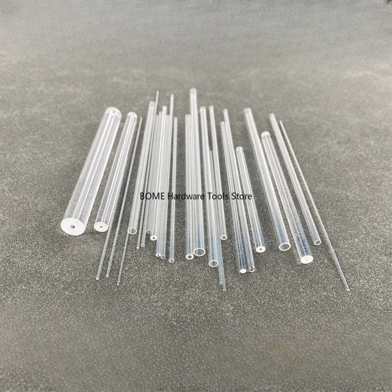 

10pcs Quartz Capillary Tube OD 2mm to 25mm /Silica Single-Bore Glass Capillary Tube/High Temperature Glass Tubes