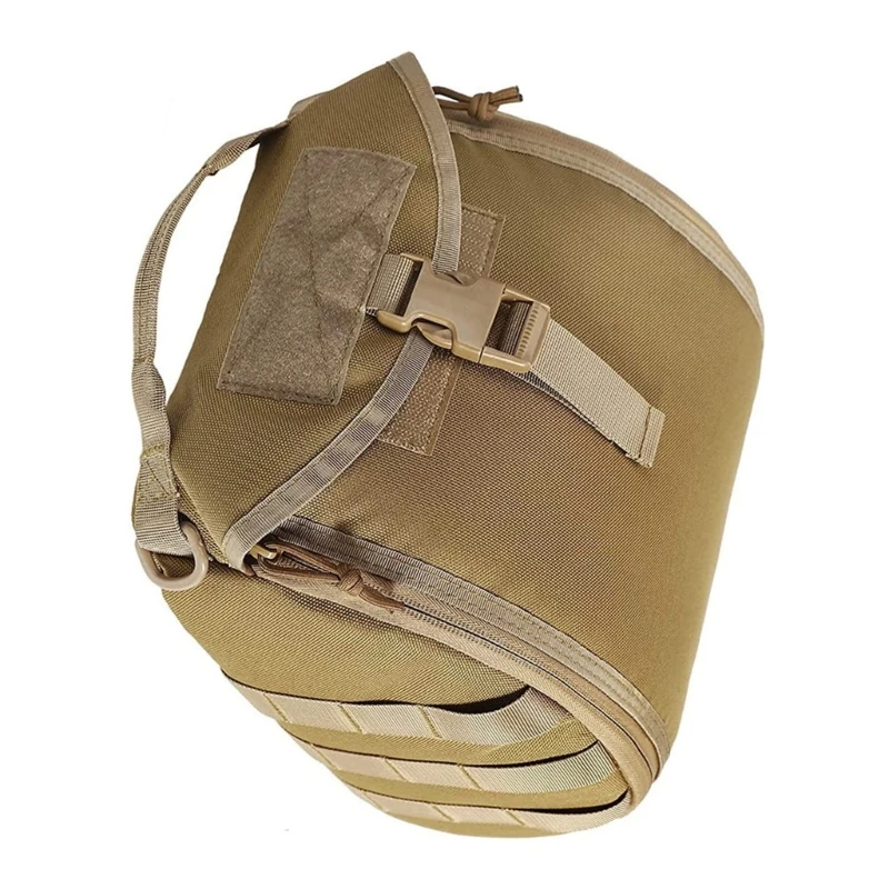 casque tactique E74B, pochette transport rangement Molles pratique pour le sport, chasse, le tir,