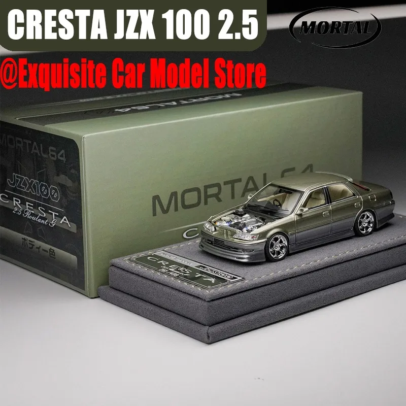 MORTAL 1/64 CRESTA JZX 100 2.5 Alloy Car Static Diecast Vehicles