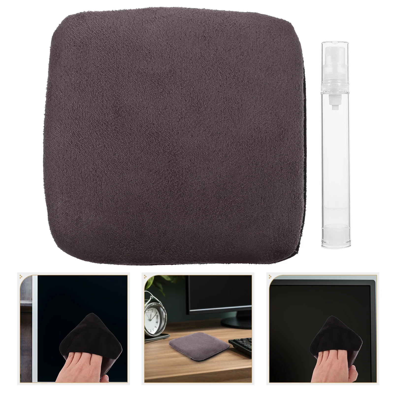 

Черная ткань для чистки ноутбука, мягкая ткань для удаления отпечатков пальцев на экране компьютера, легко моющаяся, прочная ткань для экрана