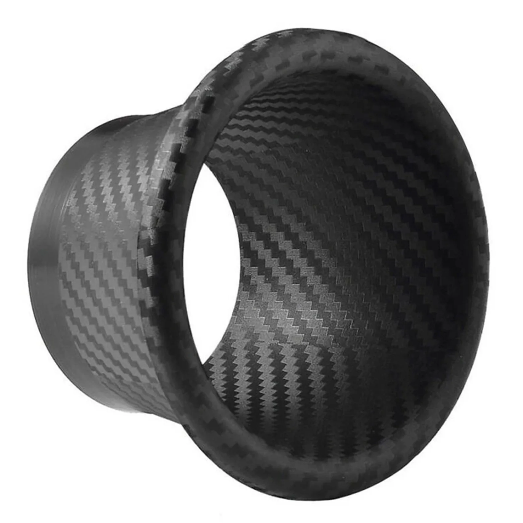 Stablize 2 Set Car Front Bumper Turbo Air Intake Pipe Turbine Funnel Kit Carbon Fiber Style Auto Turbo Air Intake Pipe Kit