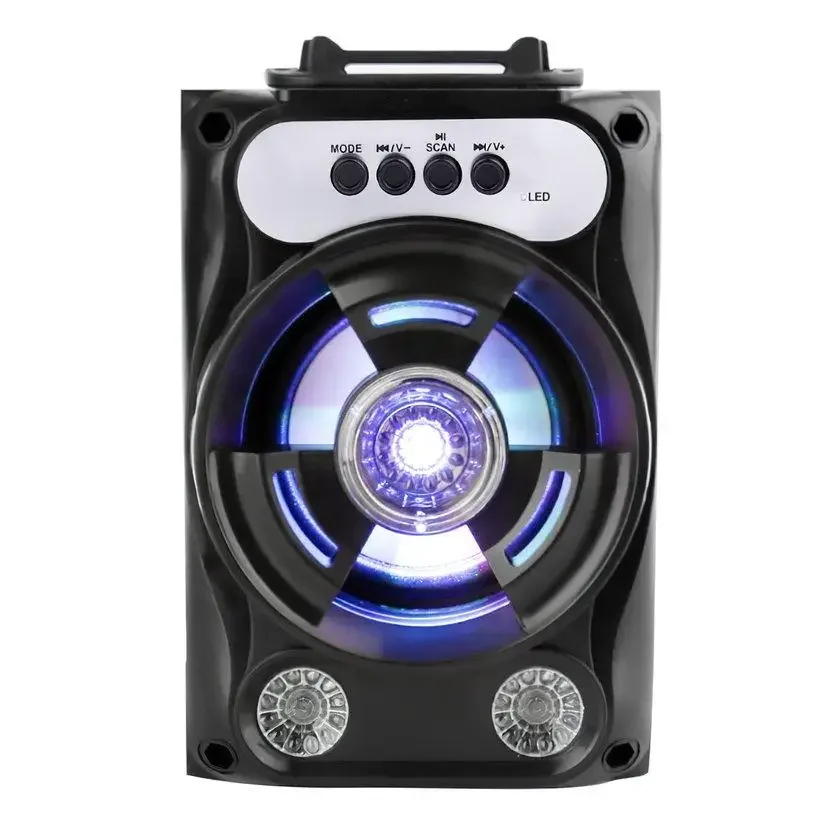 مكبر صوت بلوتوث محمول، وظيفة TWS كبيرة الحجم، تصميم مقبض للاستخدام الخارجي