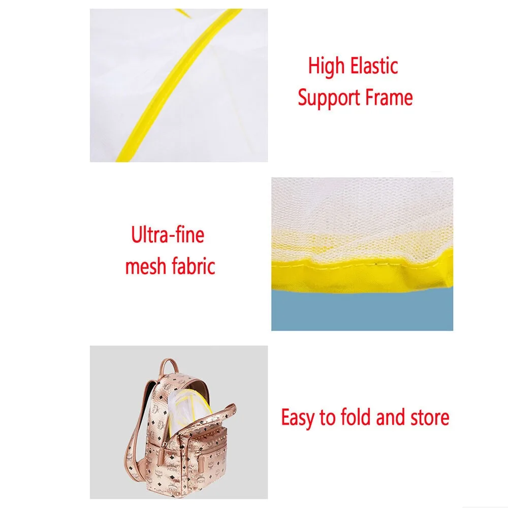 Net Home Textile Folding Mosquito Net Cover Anti-mosquito Protector Encryption Anti-Mosquito Head and Face Anti-mosquito