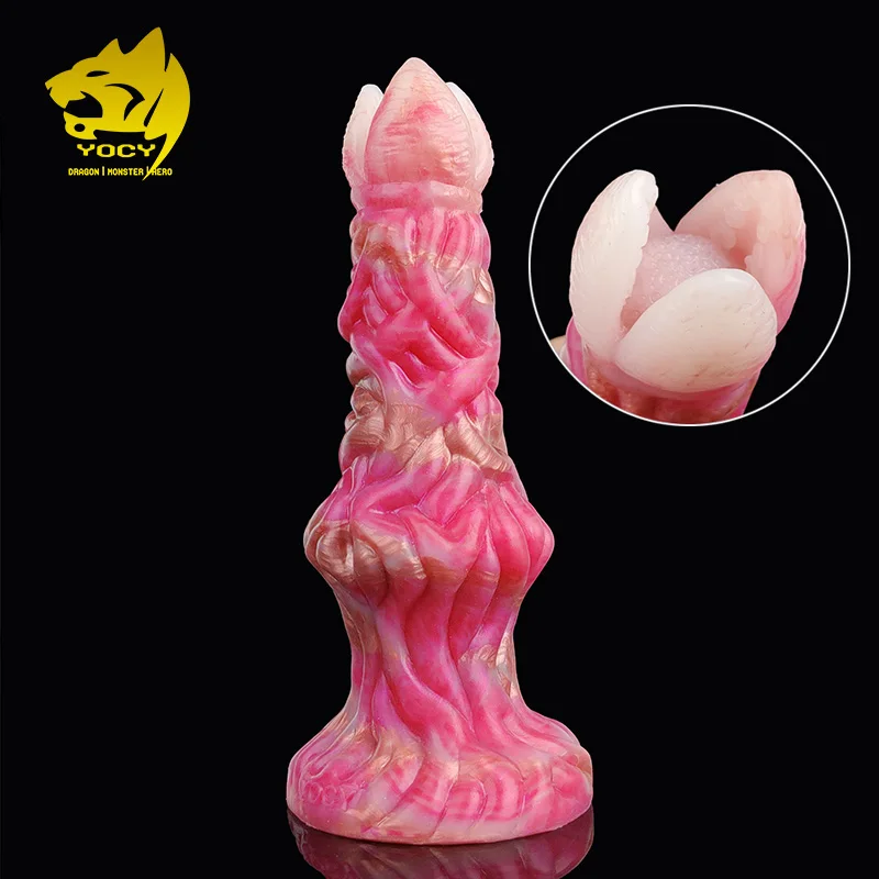 

YOCY Fantasy Alien Dildo Silicone Butt PLug 6.8cm Thick Anus Expansion Masturbator With Sucker Sex Toy For Female Male Sex Shop