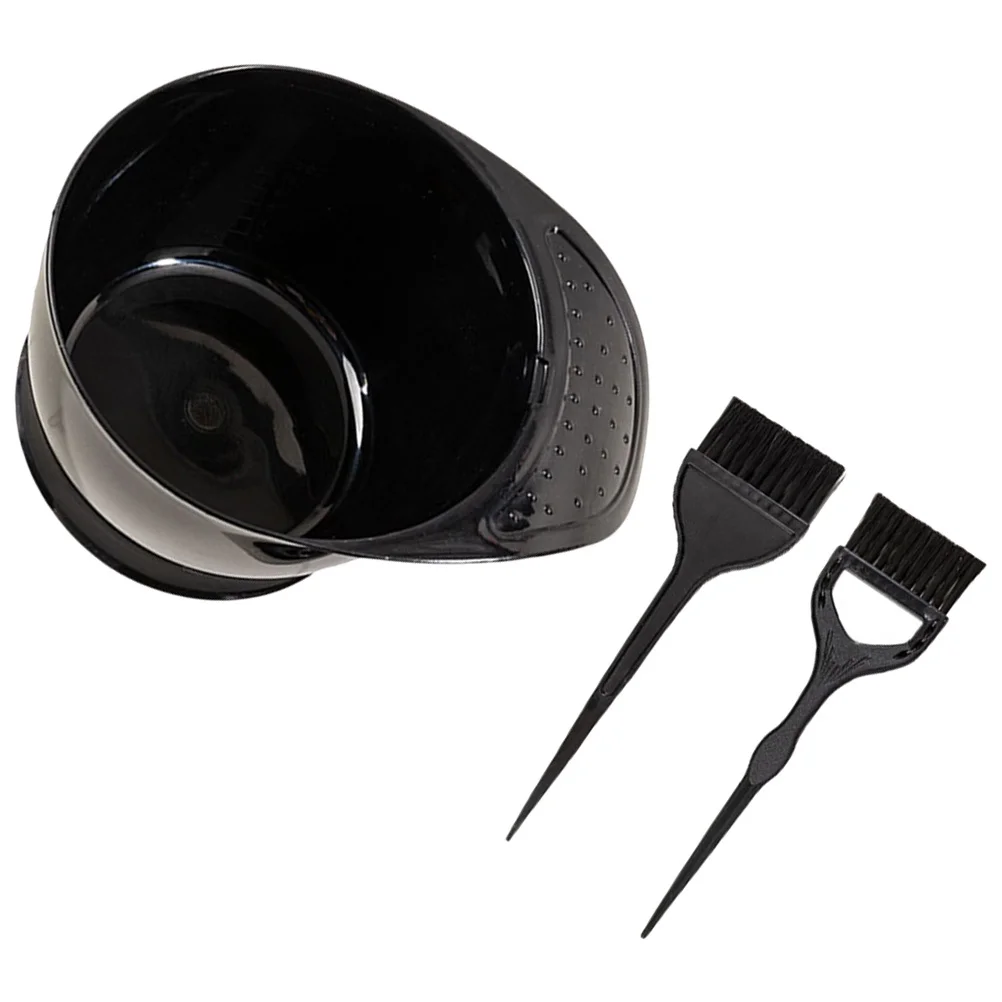 

1Set Hair Dyeing Bowl Brush Comb Kit Compact Durable Reusable Plastic Hair Coloring Mixing Bowl for Salon Home Professional Use