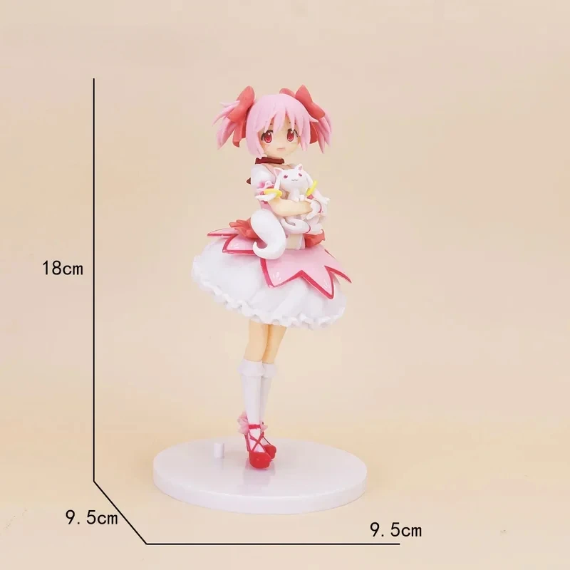 Puella Magi Madoka Magica Actionfigur Kaname Madoka PVC-Statue Modell für Schreibtischdekoration Weihnachtsgeschenk – Detail 1