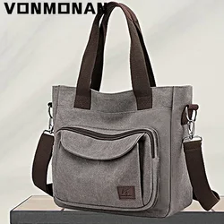 Bolsa feminina nova moda mensageiro bolsa de ombro feminina bolsa de lona grande capacidade moda feminina tote saco de compras