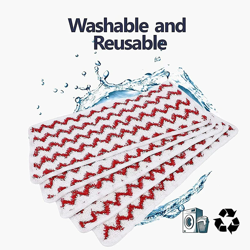 For Vileda Steam XXL Replacement Part Power Pad Steam Cleaner Accessories Washable Mop Cloth Parts Microfiber Steam Mop Pad