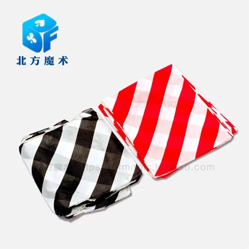 

Black and white zebra silk Scarf 5 meters realy silk magic tricks Magic Gimmick For Magicians Accessory Toys