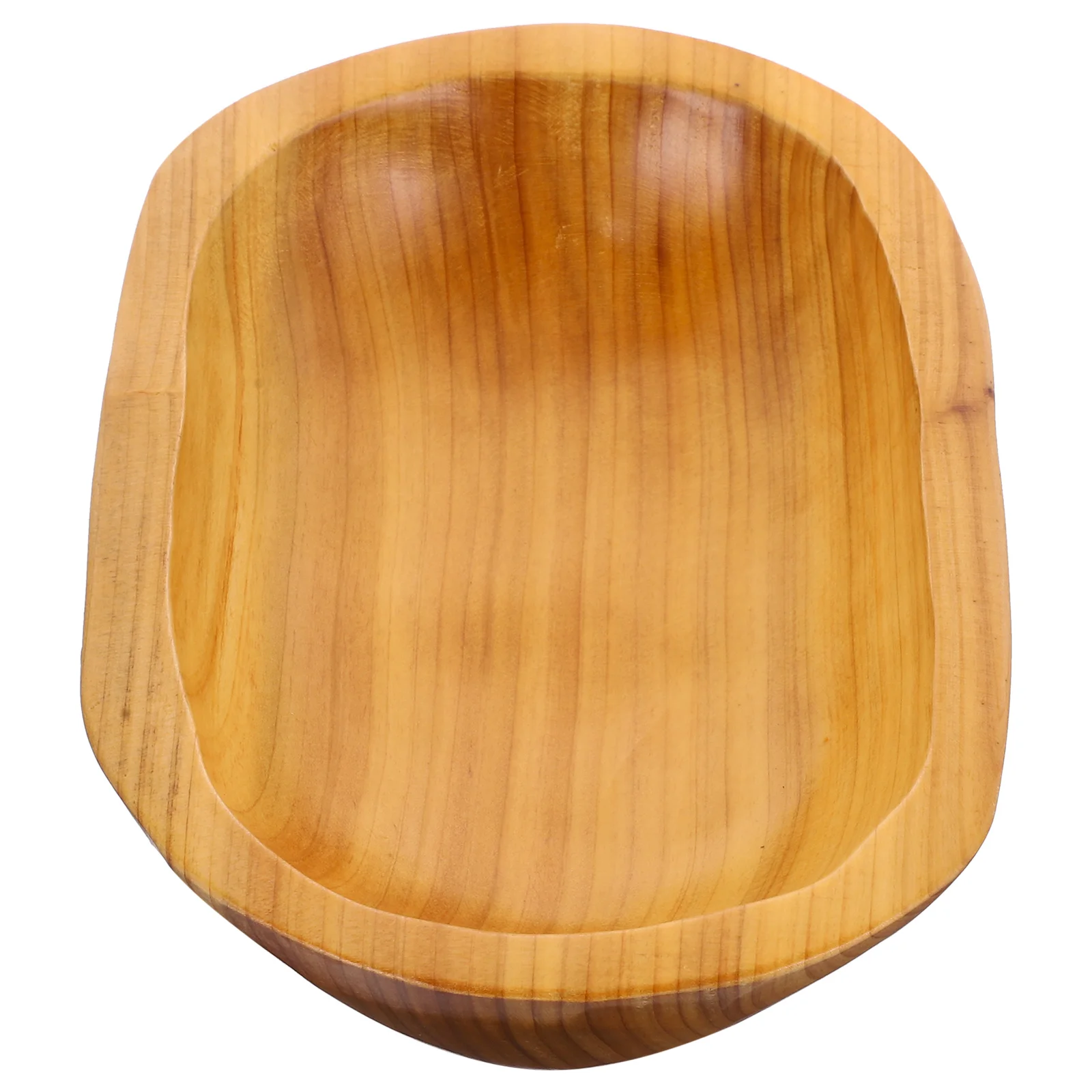 

Solid Wood Fruit Plate 25x15x5cm Shaped Tray Snacks Dried Fruits Desserts Party Bowls Decorative Wooden Serving Large