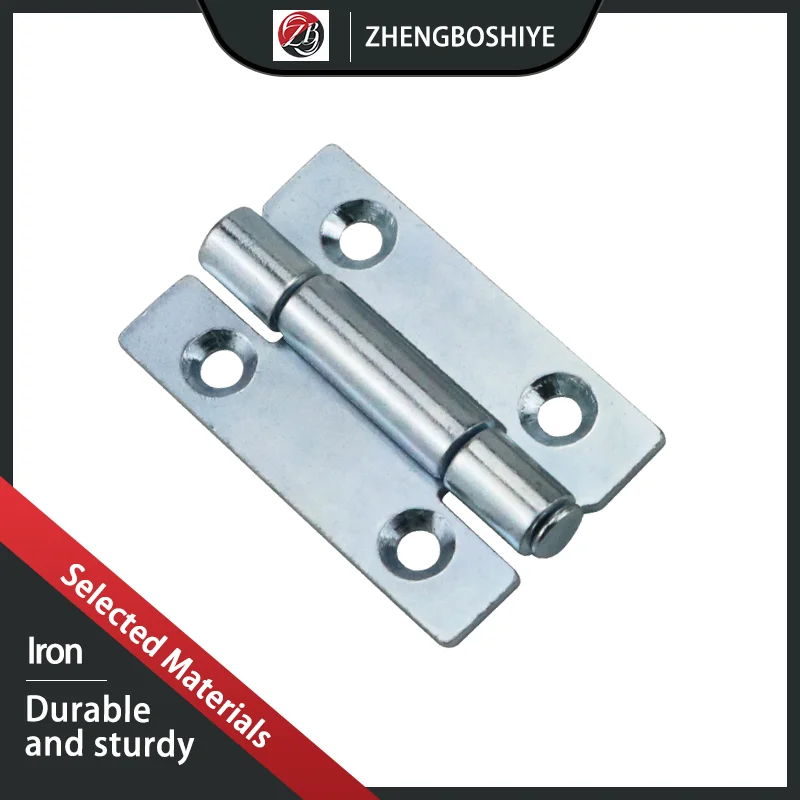 Iron Galvanized Commercial Activity 2-Inch Narrow Sided Square Thickened Industrial Machinery Cabinet Door Hinge