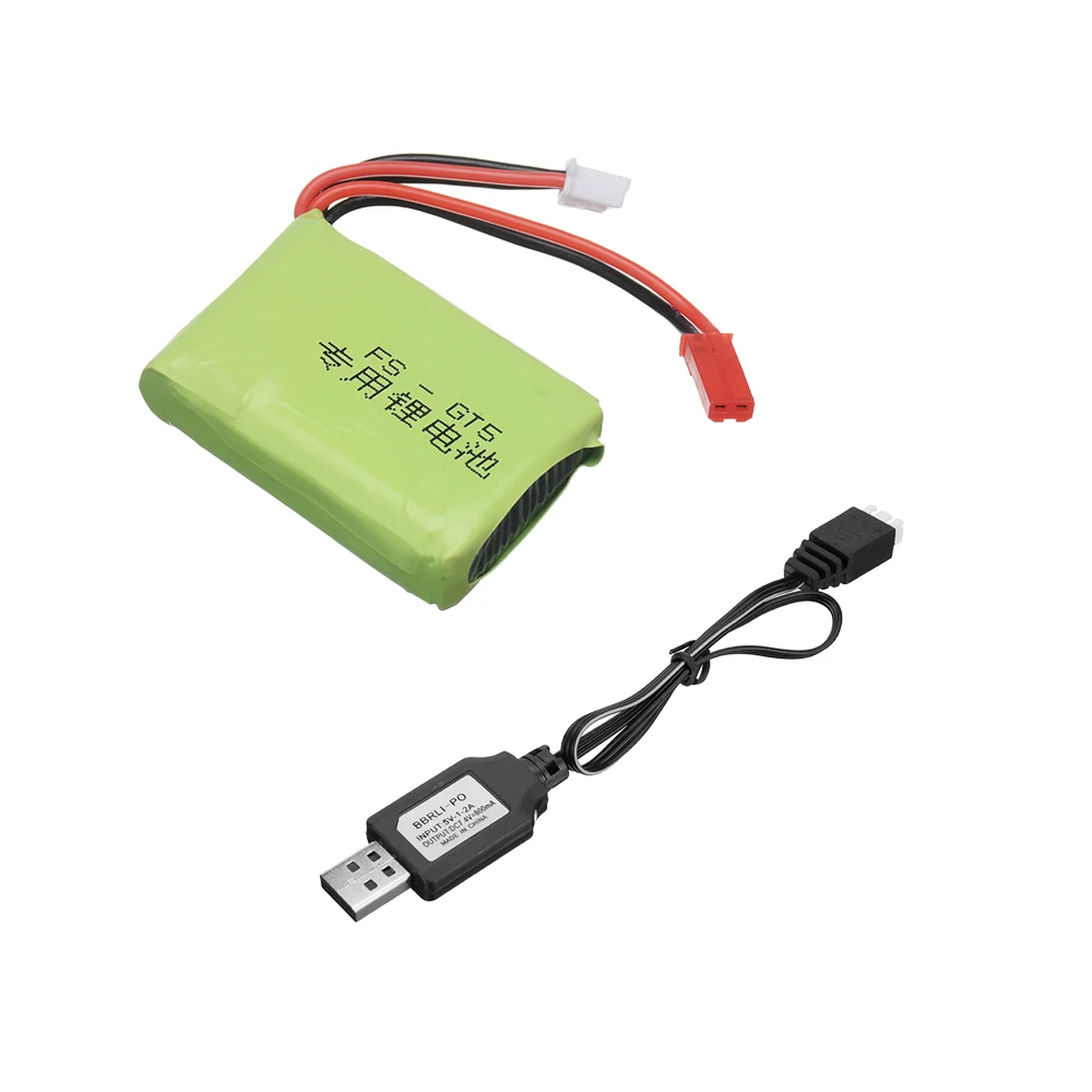 7.4V 1500mAh Rechargeable Lipo Battery for Flysky FS-GT5 2.4G 6CH Transmitter RC Car RC Boat Remote Control toys 2s 7.4v Battery