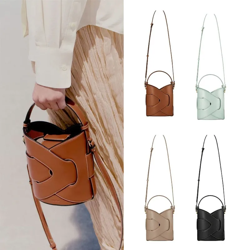

New woven bag, water bucket bag, single shoulder hand-held water bucket bag, 2025 crossbody new model