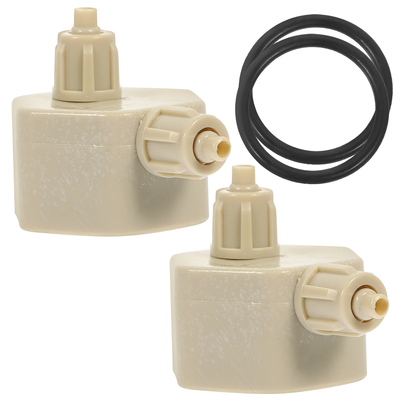 

2pcs Bottle Cap Generator CO2 Aquarium Reactor ABS DIY Portable Replacement Caps Supplies Diffuser