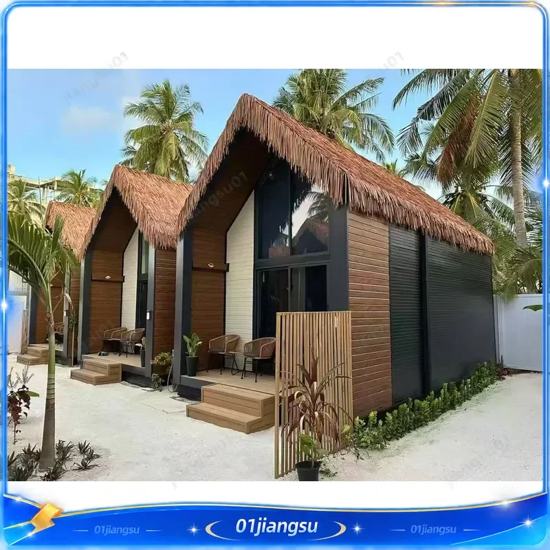 A Frame Prefab House Anthracite Grey Container Home Outdoor Assembly Cabin Easy Install Vacation Tiny House Modular Living