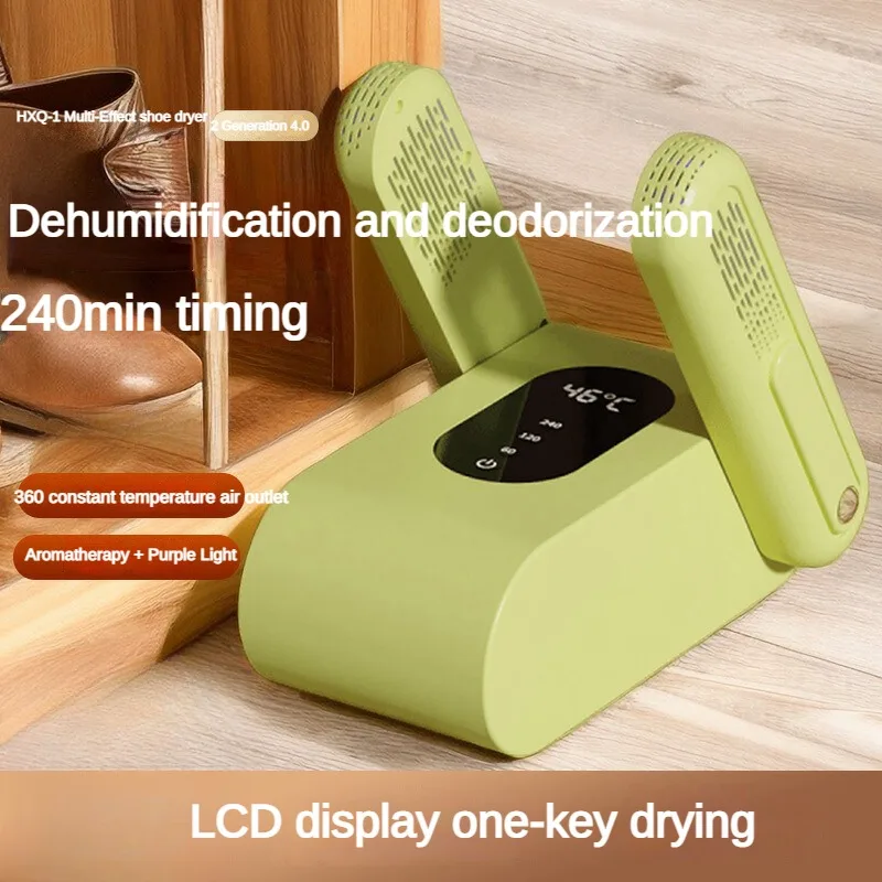 

New intelligent timing shoe dryer household shoe deodorizing dryer foldable constant temperature quick drying wet shoe dryer