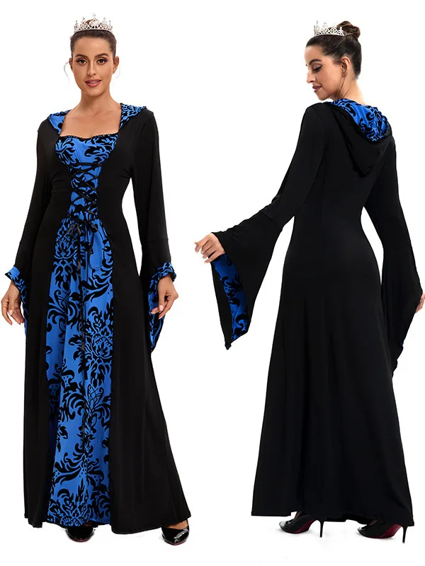 

Вечернее платье миди Dr с Sa Waist Cinching Long Sve с цветочным принтом Vintage Sle длиной до пола, женское Faion Dr