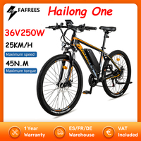 FAFREES 26 Hailong One 250W Electric Bicycle 26Inch Bike 36V 13Ah Adult Electric Motorcycle Ebike Outdoor MTB Mountain Bicycle