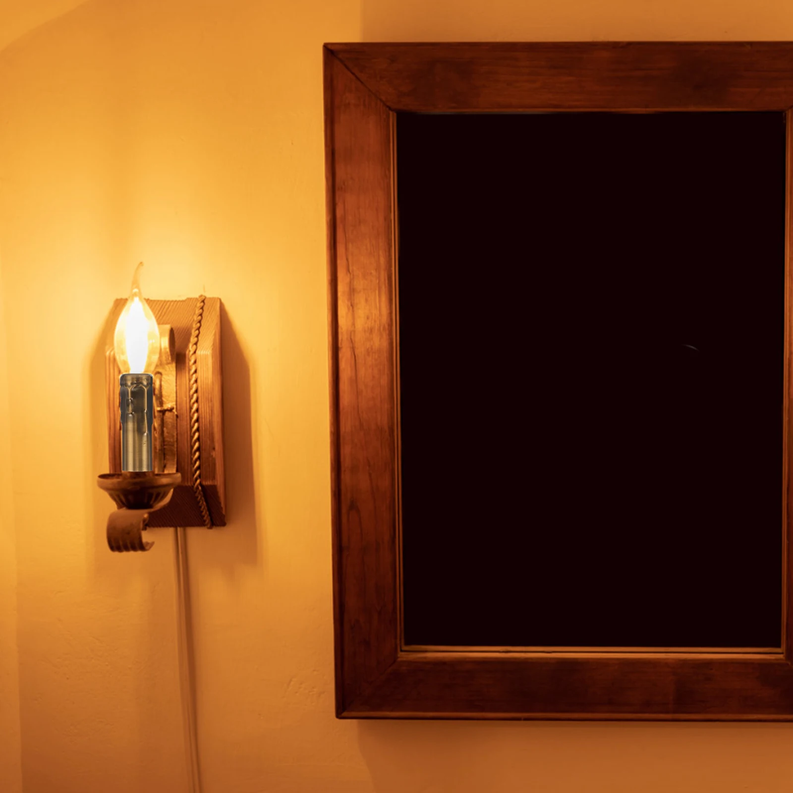 

10Pcs Elegant Wrought Iron Covers Chandelier Socket Holders Drip Design Lamp Base Sleeve Home Decor Sleeves Candelabra