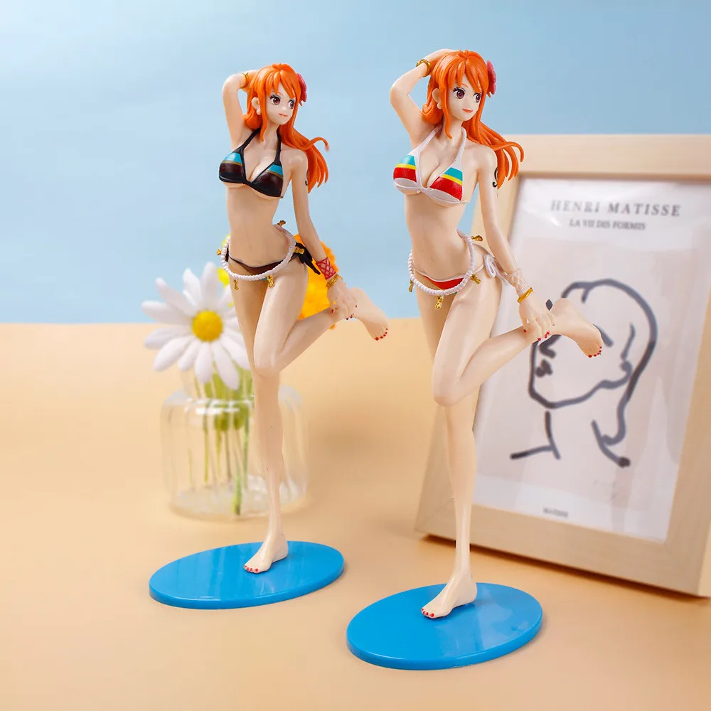 24CM One Piece Japan Nami Anime Figure Boa Hancock Sexy Girl PVC Action Figure Statue Model Toys Collectible Doll Gifts