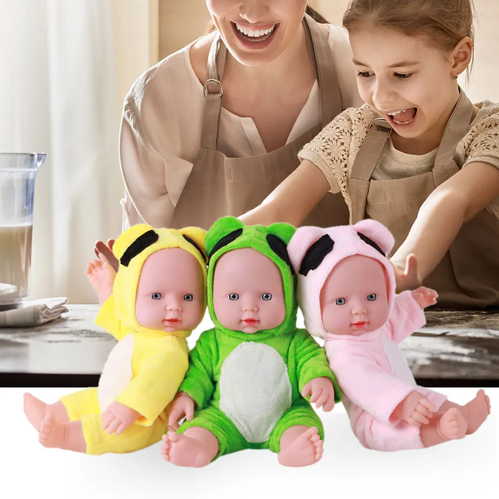 30cm Newborn Animal Shape Doll Baby Simulation Soft Vinyl Doll Children Toy